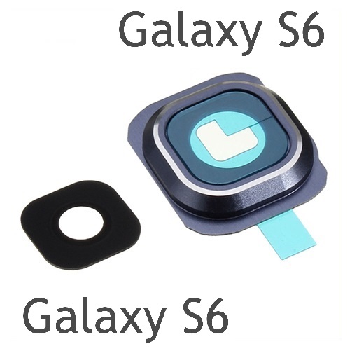 CRISTAL LENTE CUBIERTA CAMARA PARA SAMSUNG GALAXY S6 /G920F/G9200/G920A/G920T AZUL
